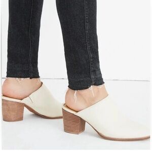 Madewell Harper Mule in Cream Size 7